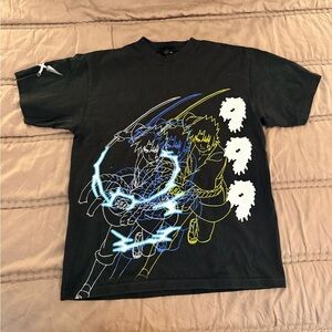 Authentic Naruto Black Graphic Men’s Shirt from Japan